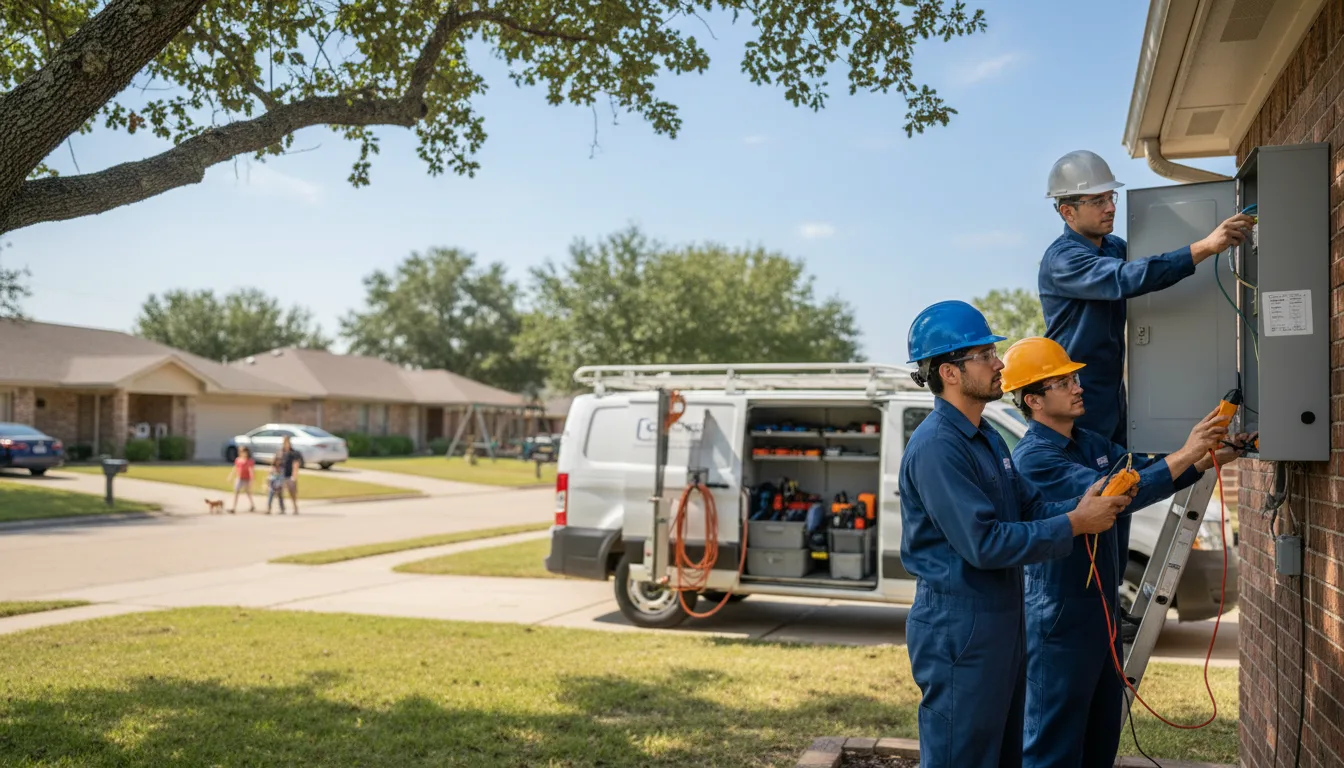 Certified electrician providing emergency electrical services in Leoti, KS